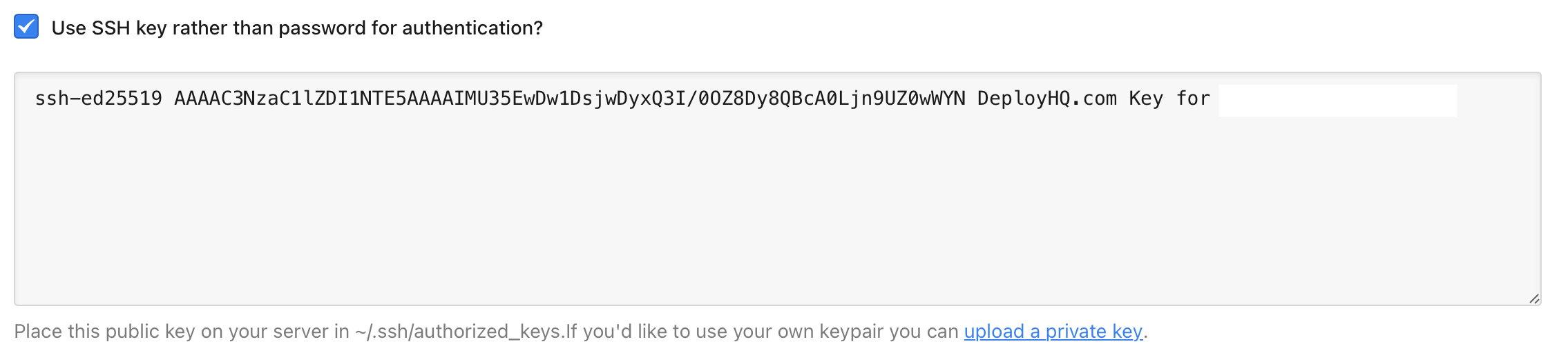 ssh-ed25519 generic public key